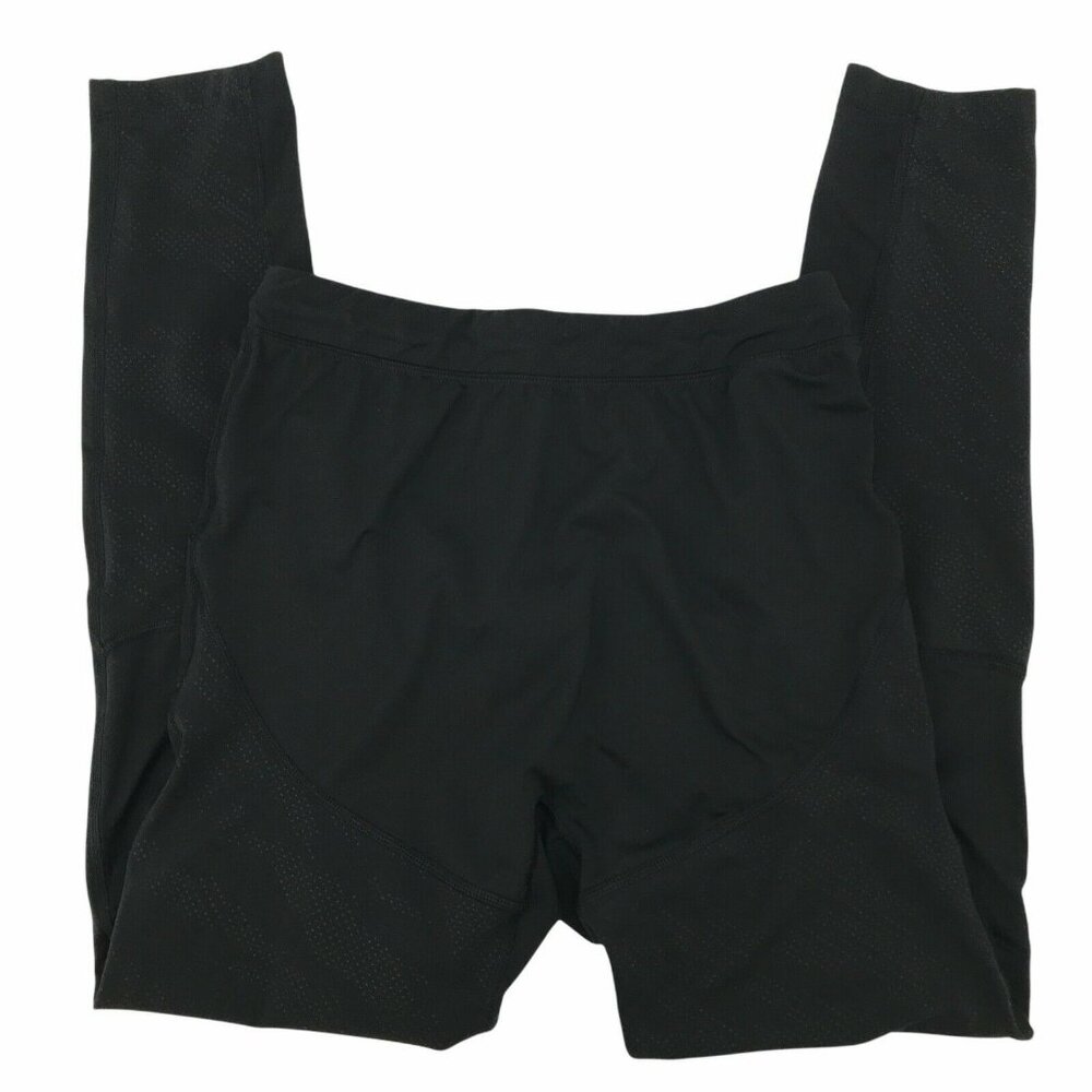 Adidas Womens Black Lightweight Climalite Athletic Jogging Legging Pant Size L